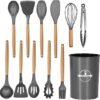Silicon Spatula Set 12 Non Stick Pans